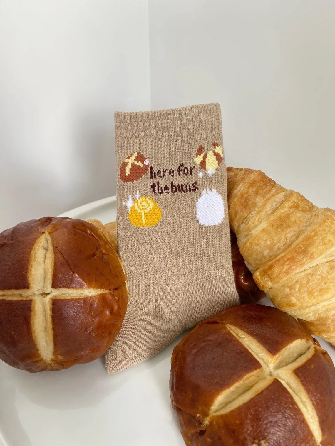 'Here for the Buns' Socks