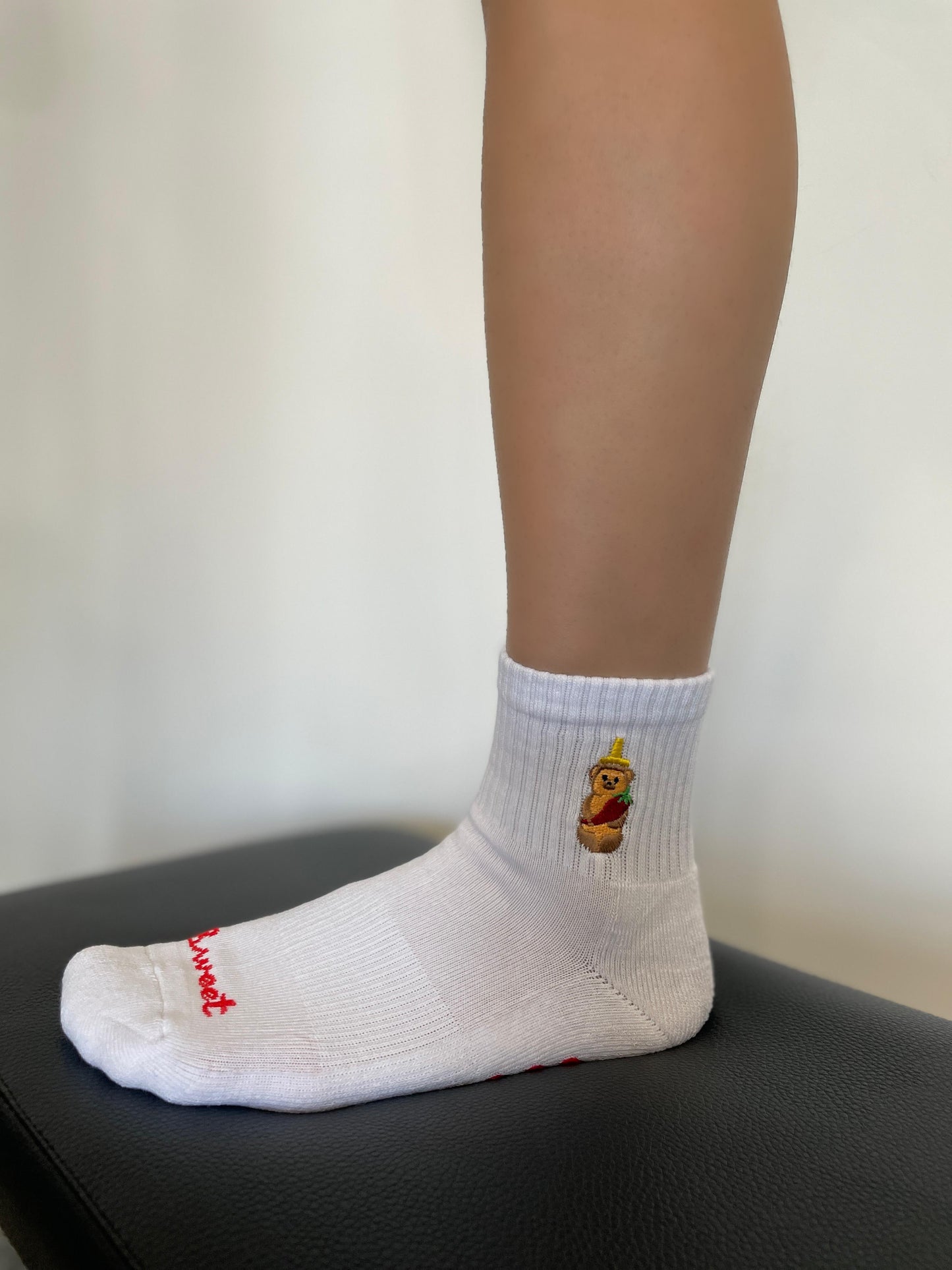 Hot Honey Pilates Grip Quarter Sock